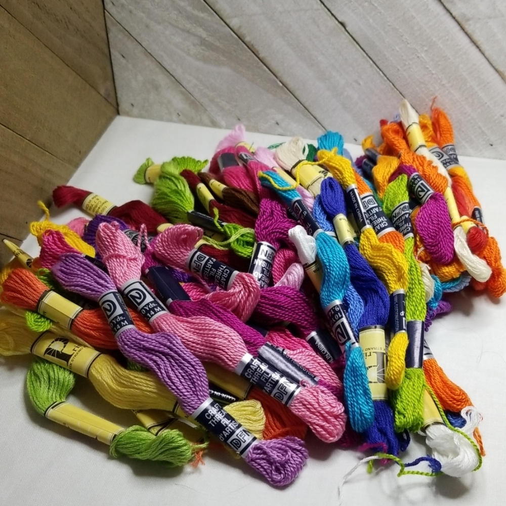 58 Skeins of Embroidery Thread